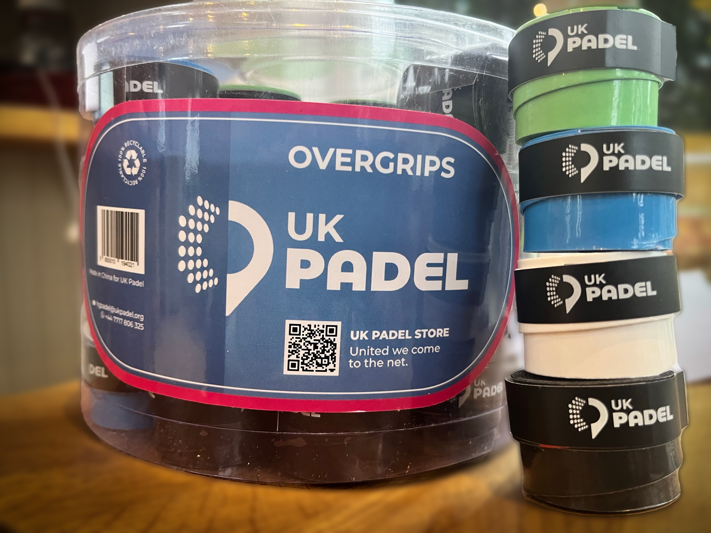 UK PADEL OVERGRIPS (Pack of 4)