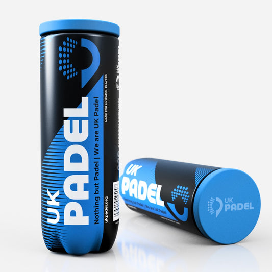 UK Padel Balls, 1 Pack of 3
