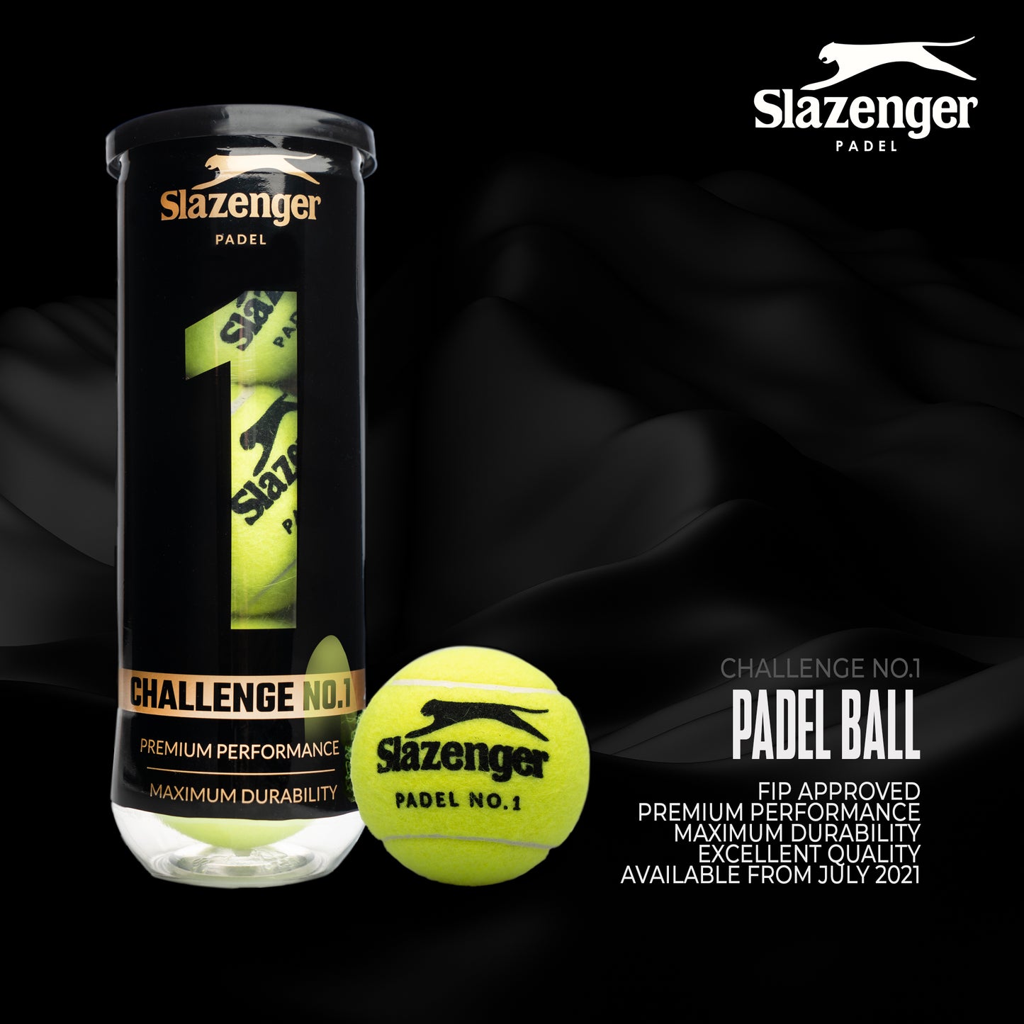 Slazenger No.1 padel ball (24 Tubes)