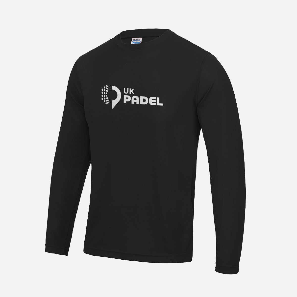UK Padel Men's Long Sleeve Cool T (large logo)